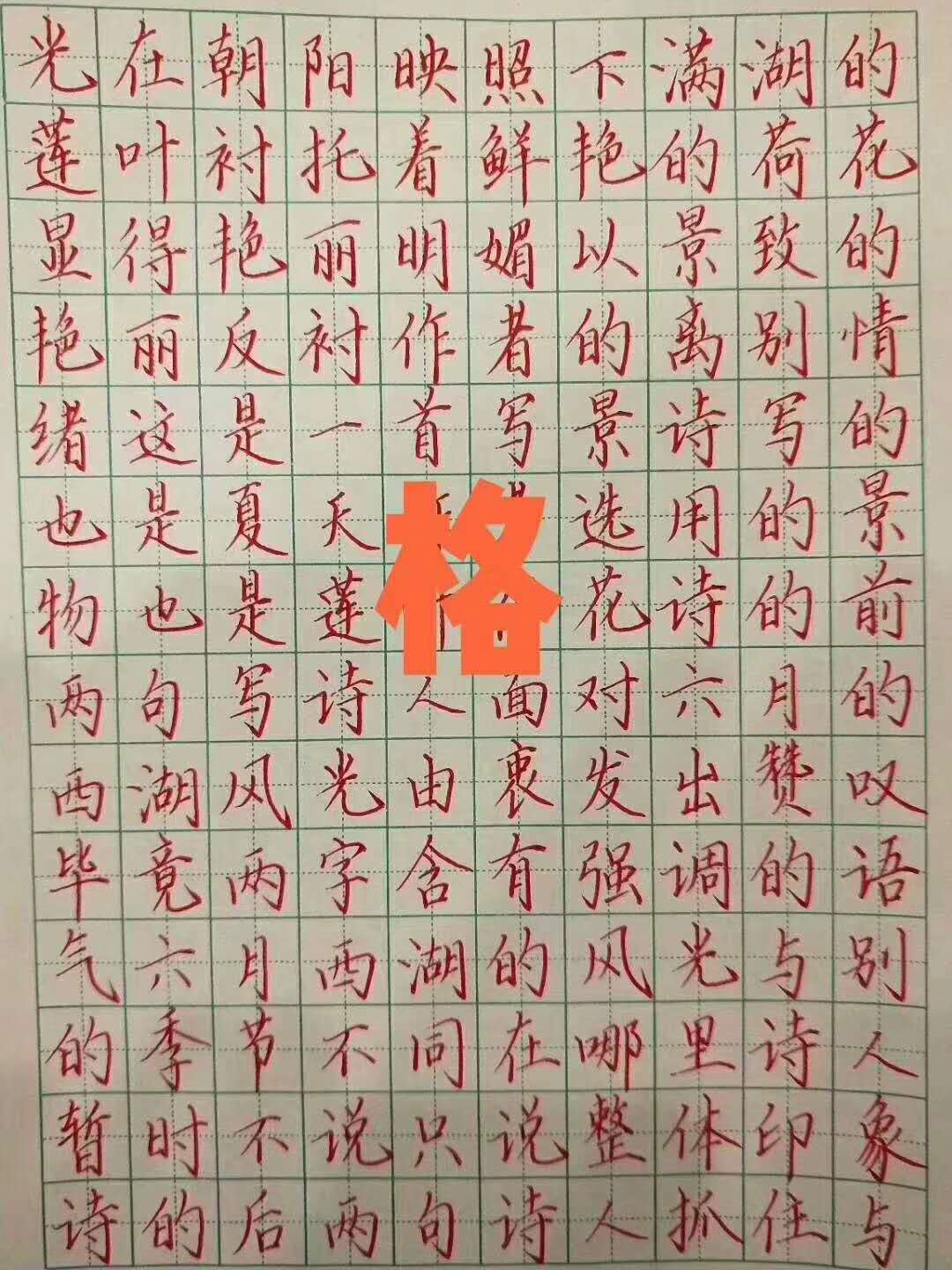 鋒格練字