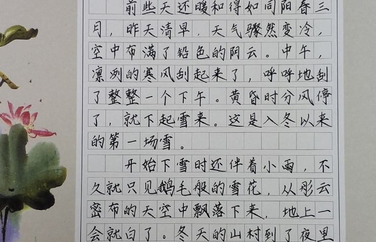 長(zhǎng)沙鋒格練字加盟分校學(xué)員硬筆書法作品